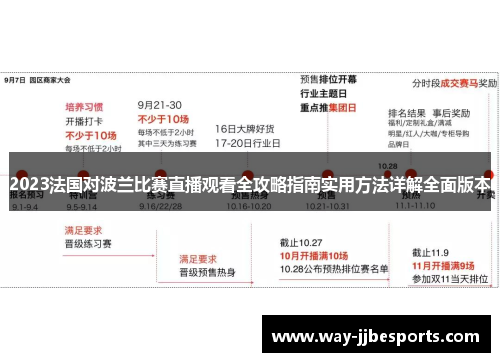 2023法国对波兰比赛直播观看全攻略指南实用方法详解全面版本